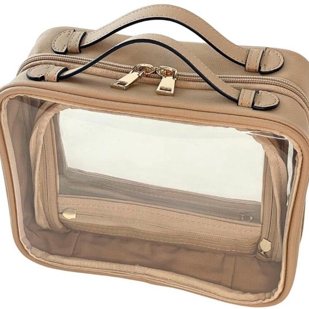 New Clear Cosmetic Case with Handle